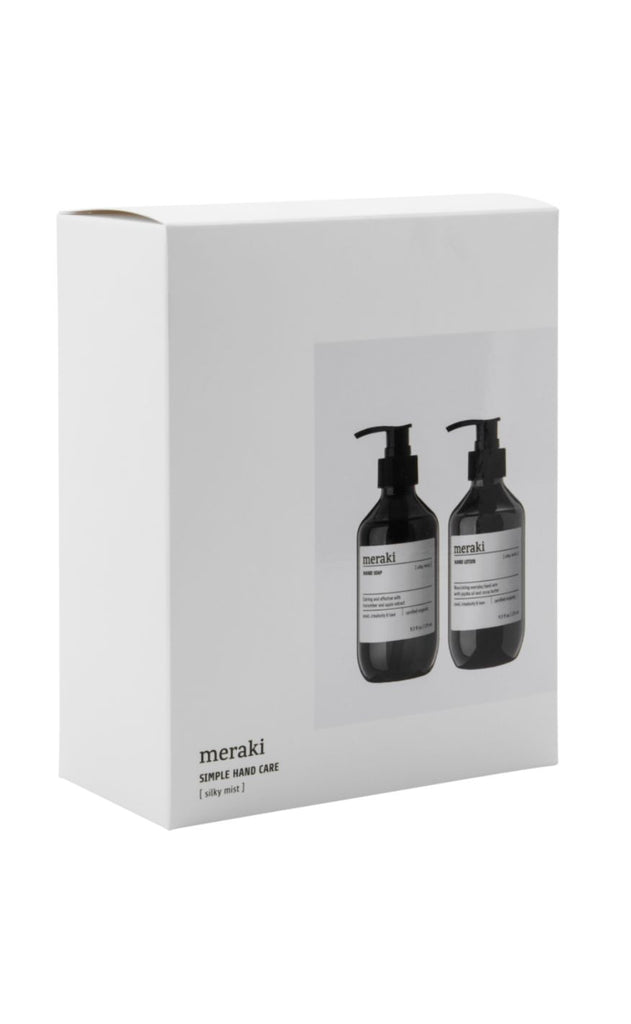Meraki Gaveæske - Håndsæbe og håndcreme ''Simple Handcare'' 2x275 ml - Silky Mist