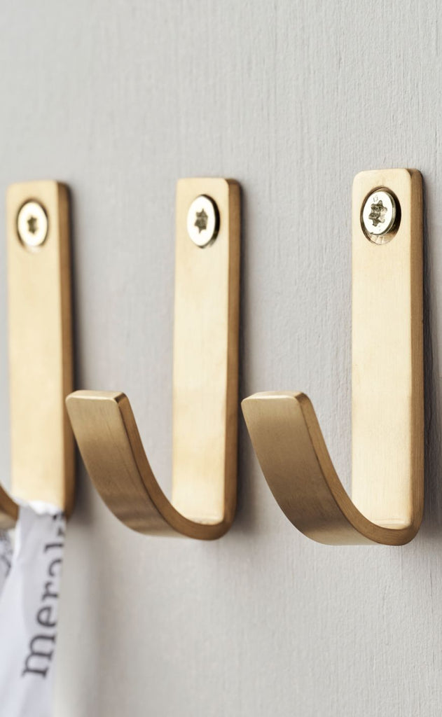 Meraki Knage - Thapsus 3-pack - Børstet Messing Finish