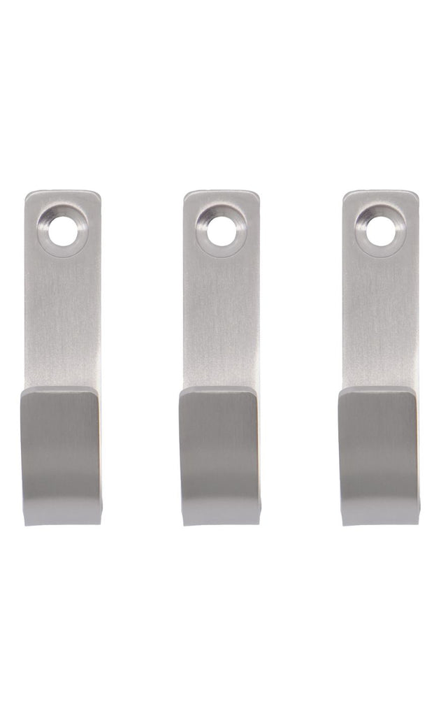 Meraki Knage - Thapsus 3-pack - Børstet Sølv Finish