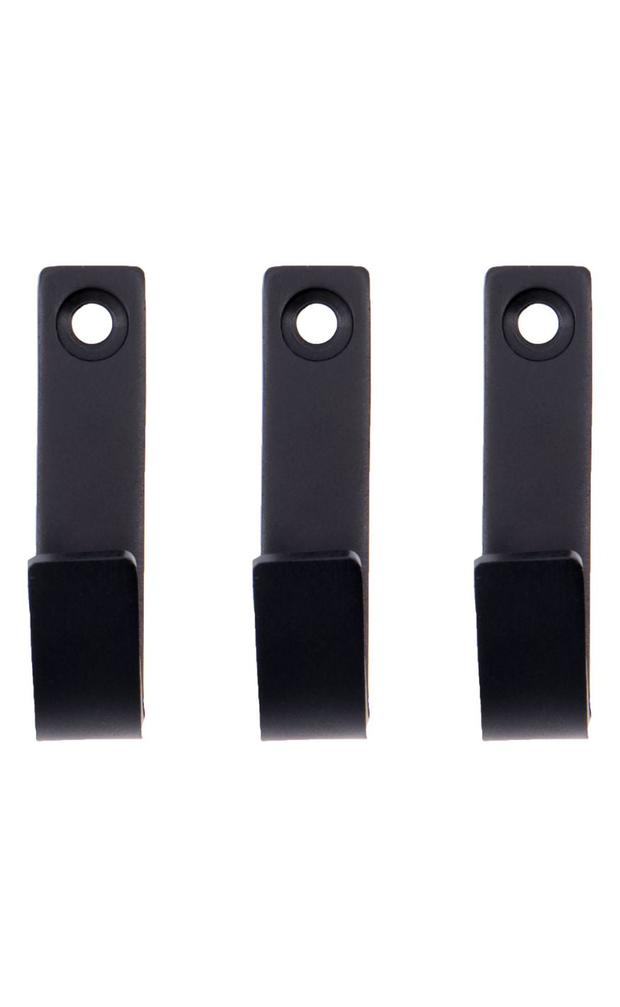 Meraki Knage - Thapsus 3-pack - Børstet Sort Finish