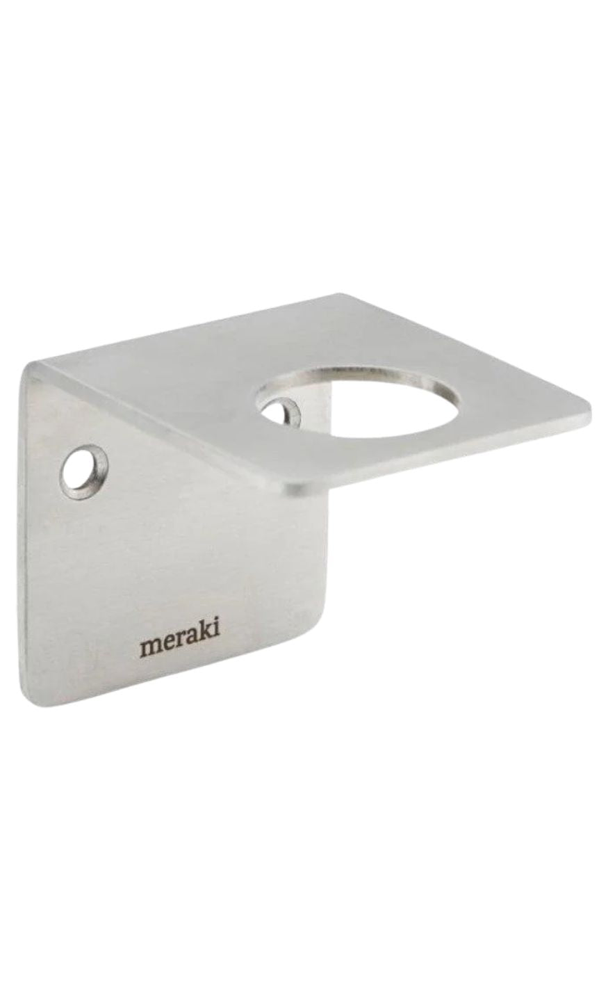 Meraki Vægophæng - Bottle Hanger - Børstet Sølv Finish