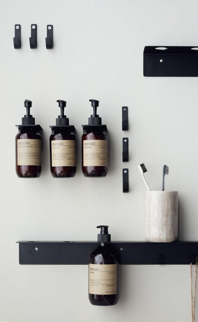 Meraki Vægophæng - Bottle Hanger - Børstet Sort Finish