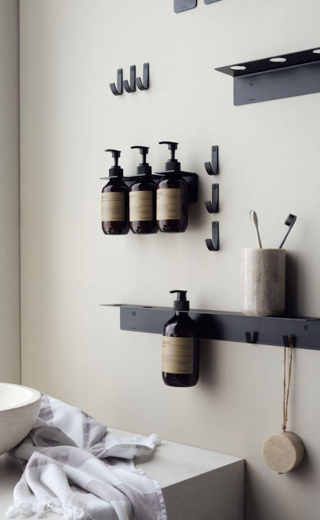 Meraki Vægophæng - Bottle Hanger - Børstet Sort Finish