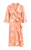 Say INA Copenhagen Kjole - Mila Wrap - Exclusive Rosy Flowers