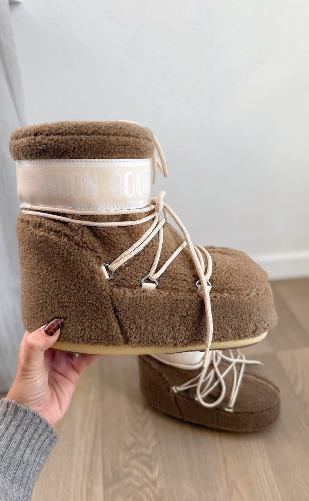Moon Boot Støvler - Icon Low Fleece - Camel