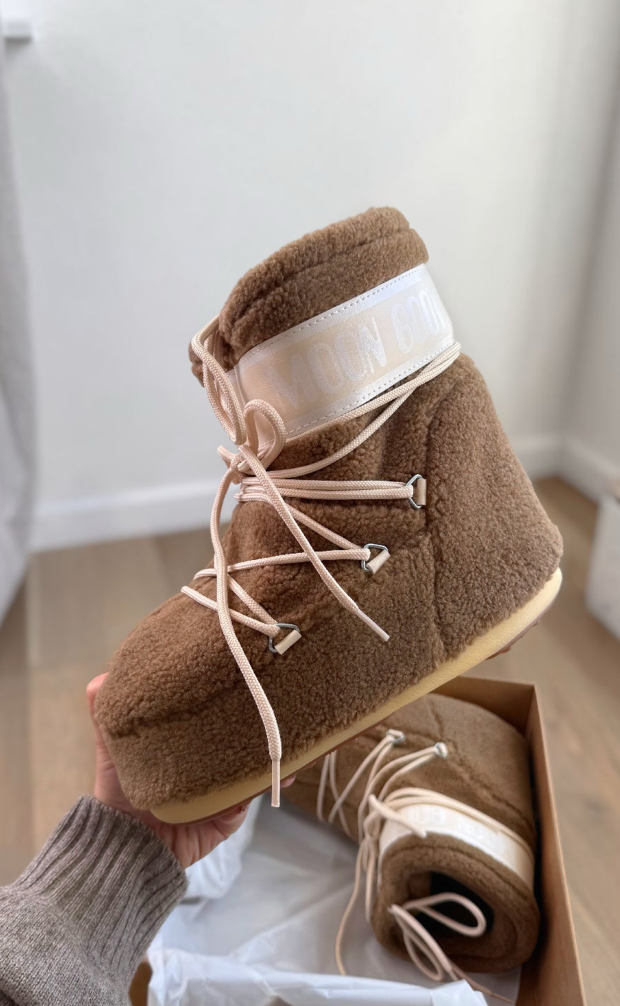 Moon Boot Støvler - Icon Low Fleece - Camel