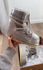 Moon Boot Støvler - Icon Low Glance - Platinum