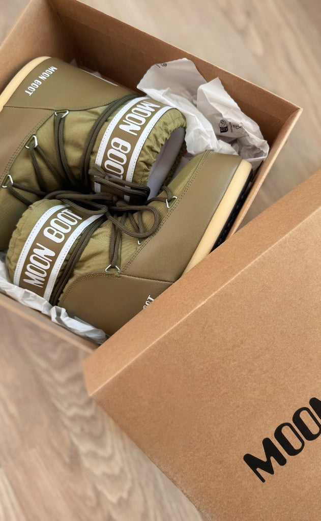 Moon Boot Støvler - Icon Low - Khaki
