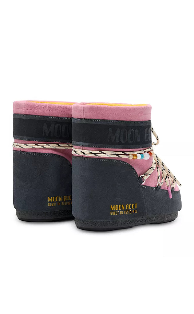 Moon Boot Støvler - MB x Gir Low - Grey/Rose