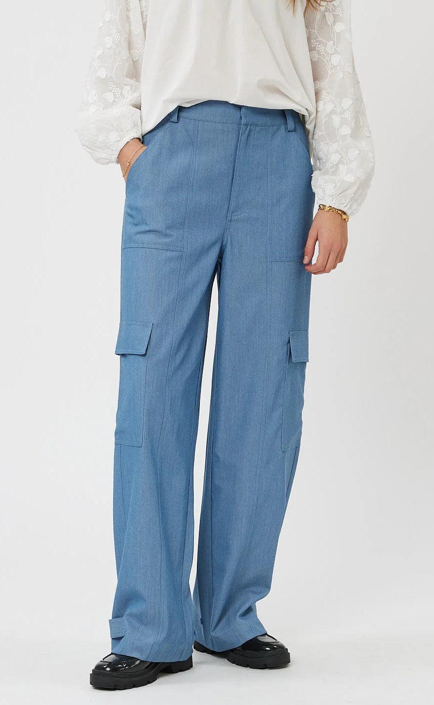 Moves Bukser - Largo - Chambray Blue