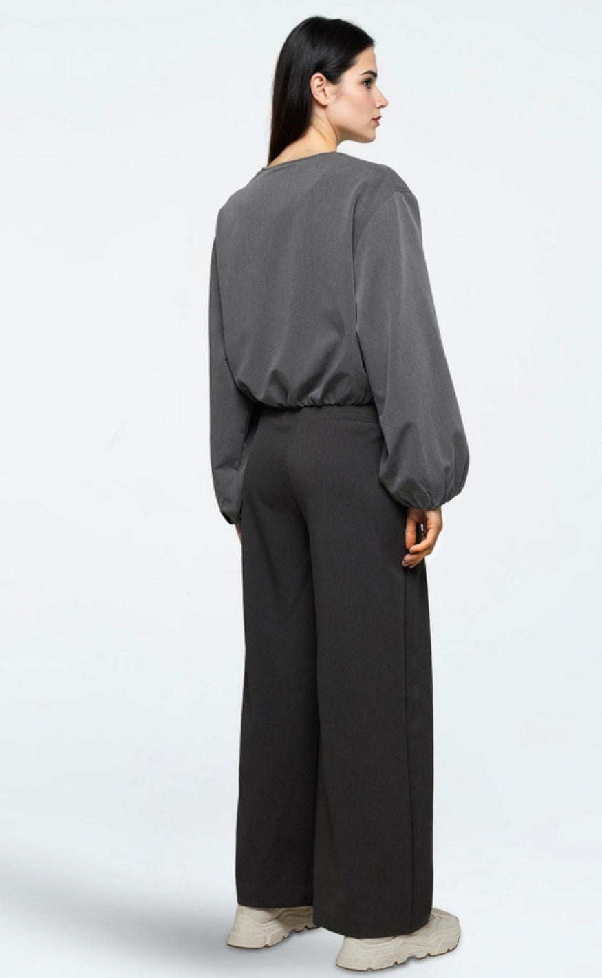Moves Bukser - Lauro - Dark Grey Melange