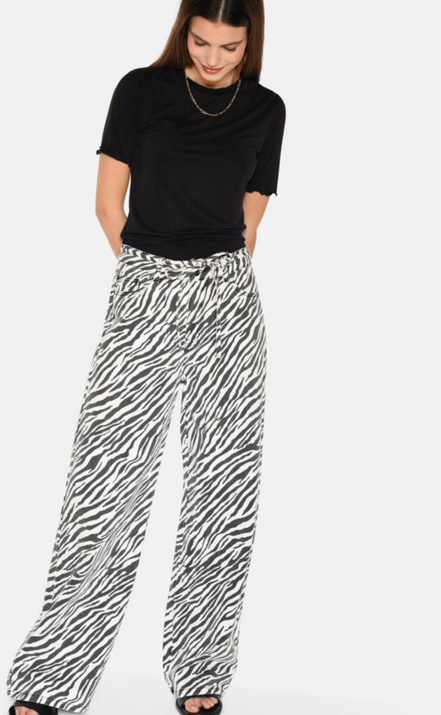 Moves Jeans - Adanna Zebra - Black