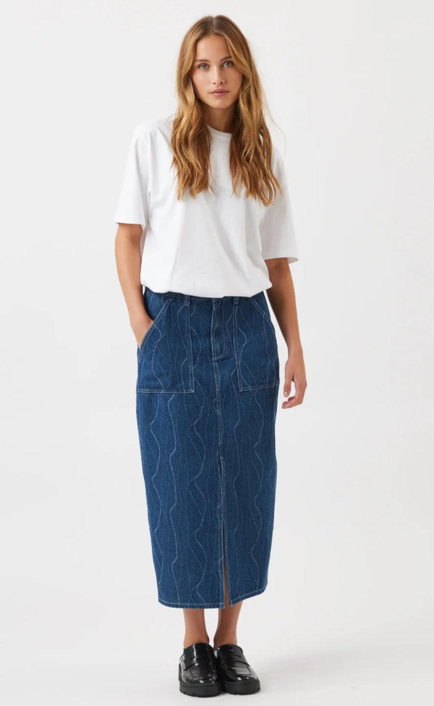 Moves Nederdel - Claria - Medium Blue