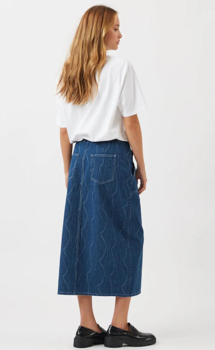Moves Nederdel - Claria - Medium Blue