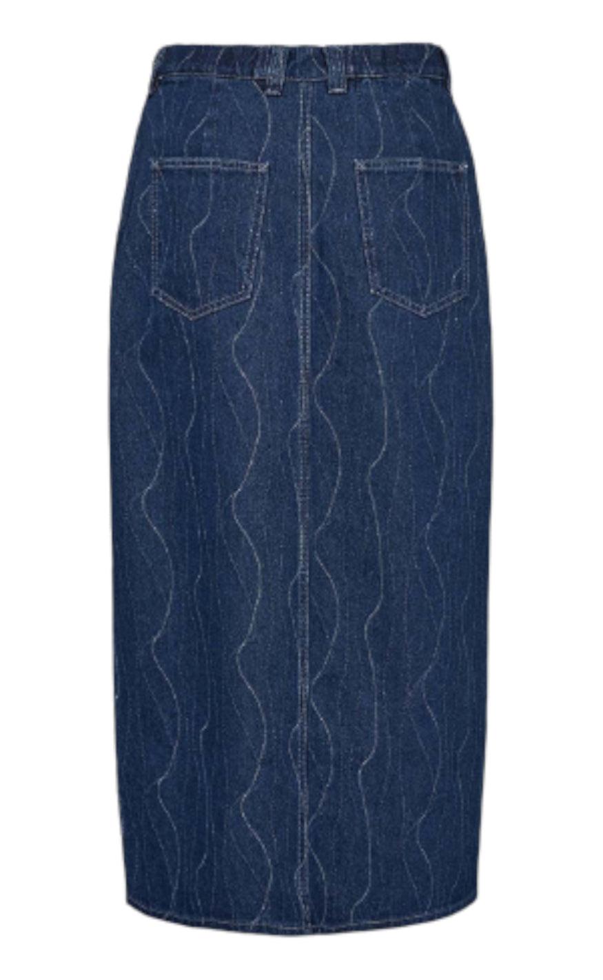 Moves Nederdel - Claria - Medium Blue