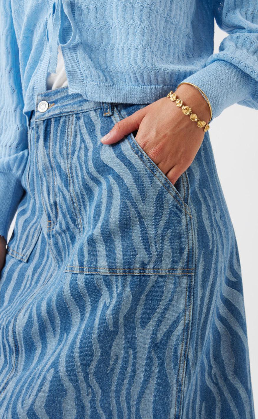Moves Nederdel - Guna - Medium Blue
