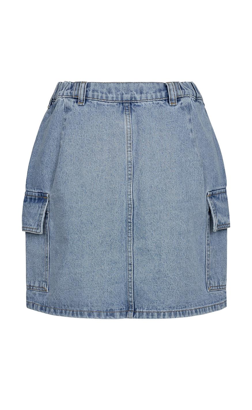 Moves Nederdel - Largus - Light Blue Denim