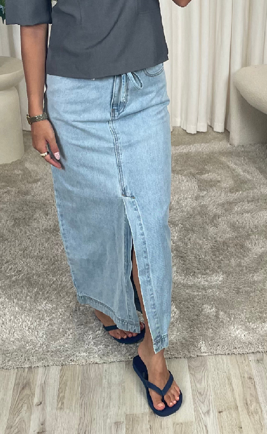 Moves Nederdel - Maisie - Light Blue