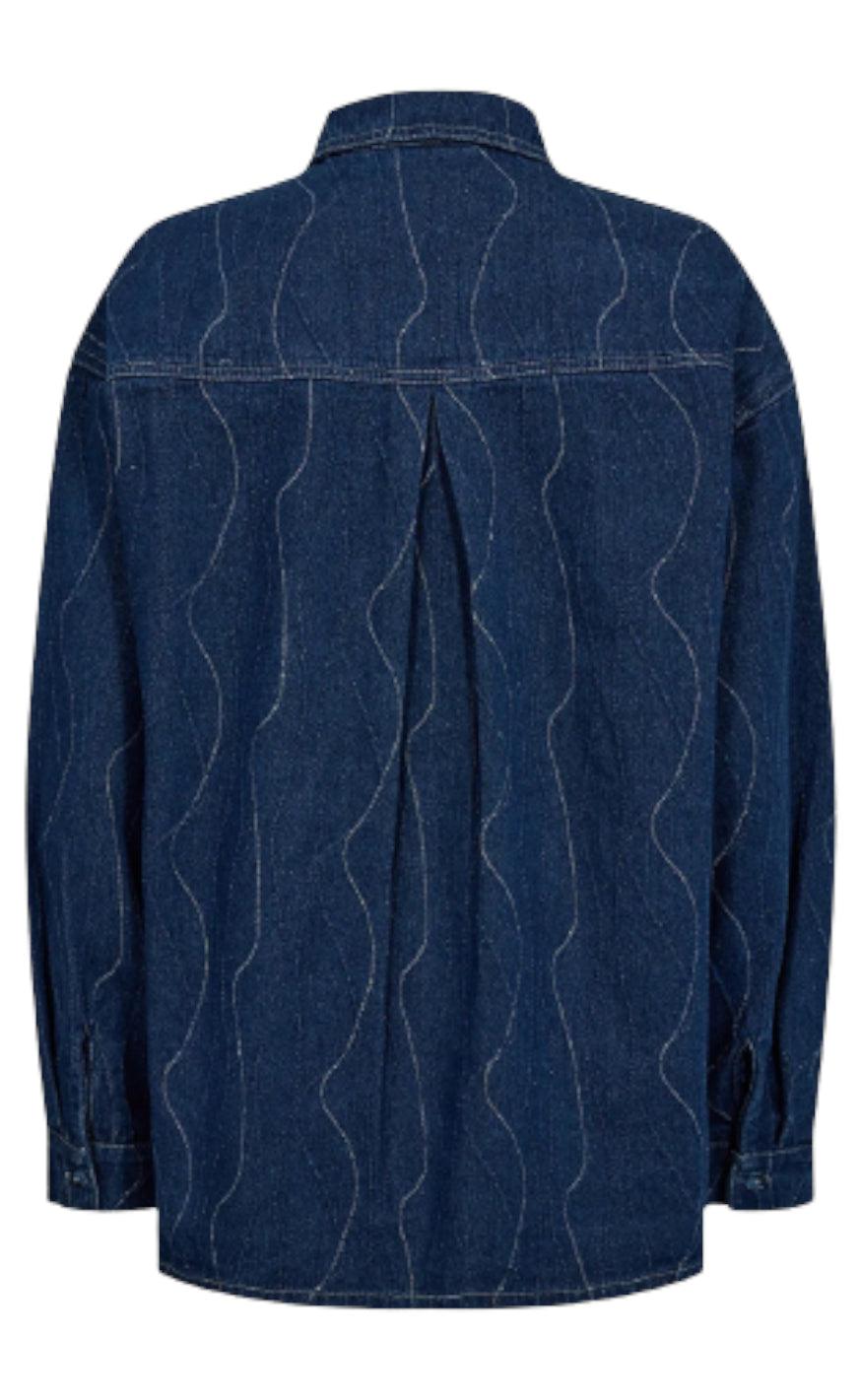 Moves Skjorte - Deninna - Medium Blue