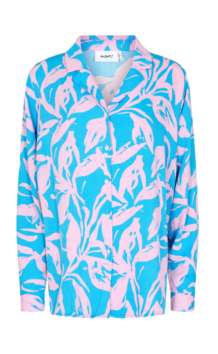 Moves Skjorte - Stusa - Malibu Blue