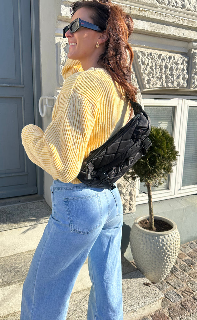 Moves Striktrøje - Colina Jumper - Pastel Yellow