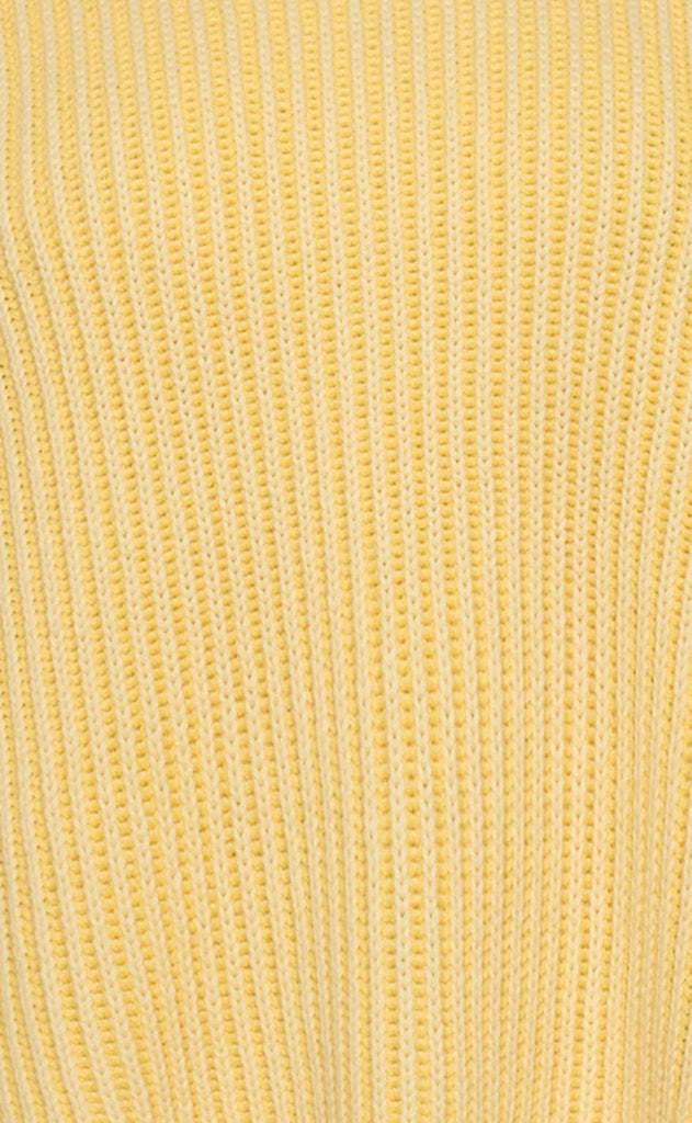 Moves Striktrøje - Colina Jumper - Pastel Yellow