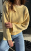 Moves Striktrøje - Colina Jumper - Pastel Yellow