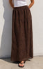 Say INA Copenhagen Nederdel - Elly Lace - Dark Brown