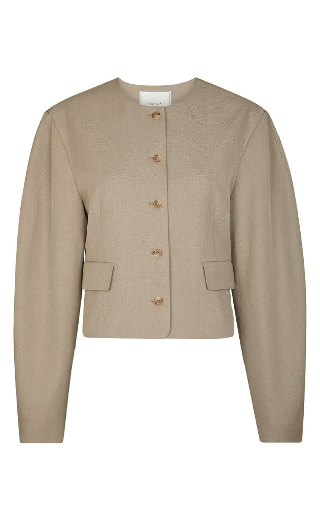 Neo Noir Blazer - Aranti Structure Curve - Warm Grey