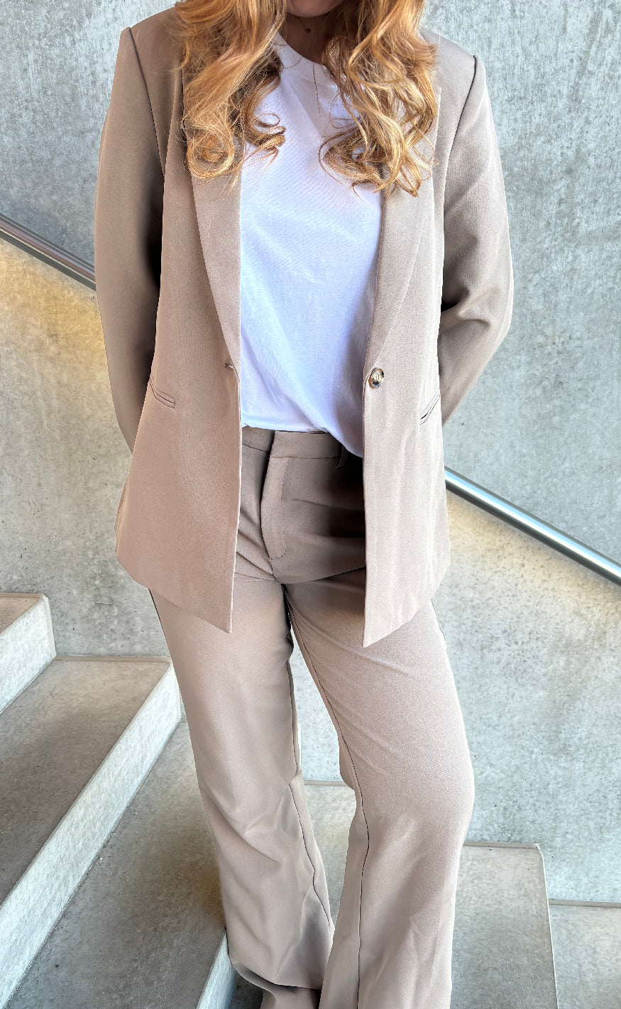 Neo Noir Bukser - Alice Suit - Dusty Brown