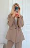 Neo Noir Blazer - Avery Suit - Dusty Brown