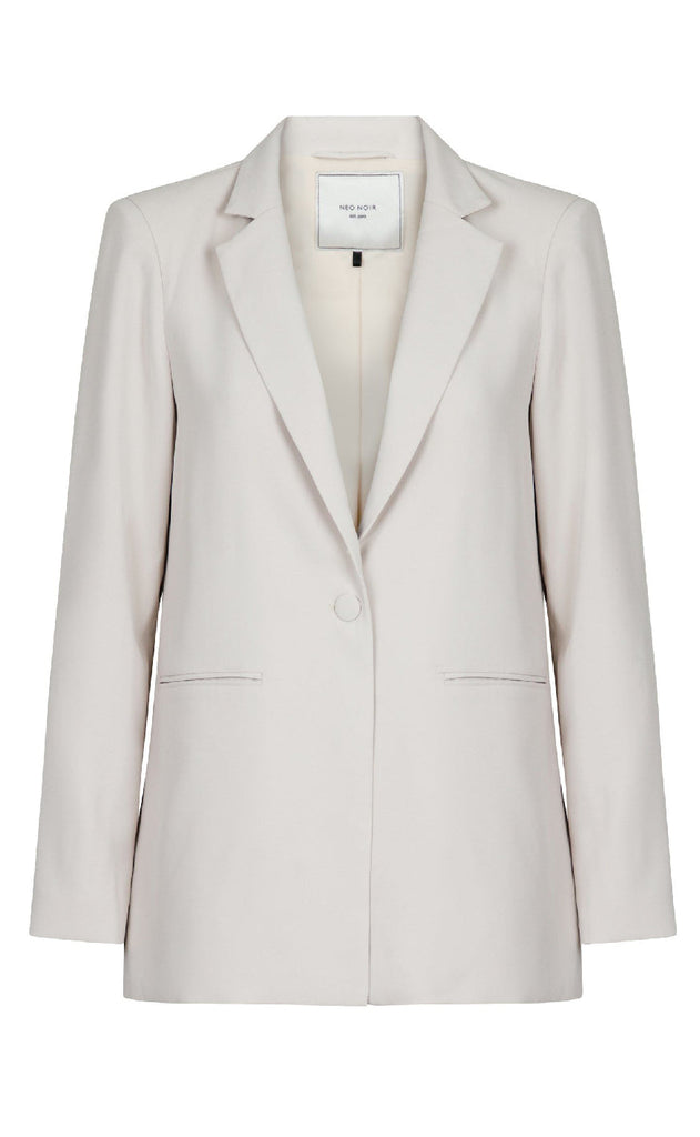 Neo Noir Blazer - Avery Woven - Ivory