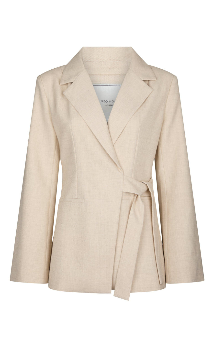 Neo Noir Blazer - Carmia - Beige Melange