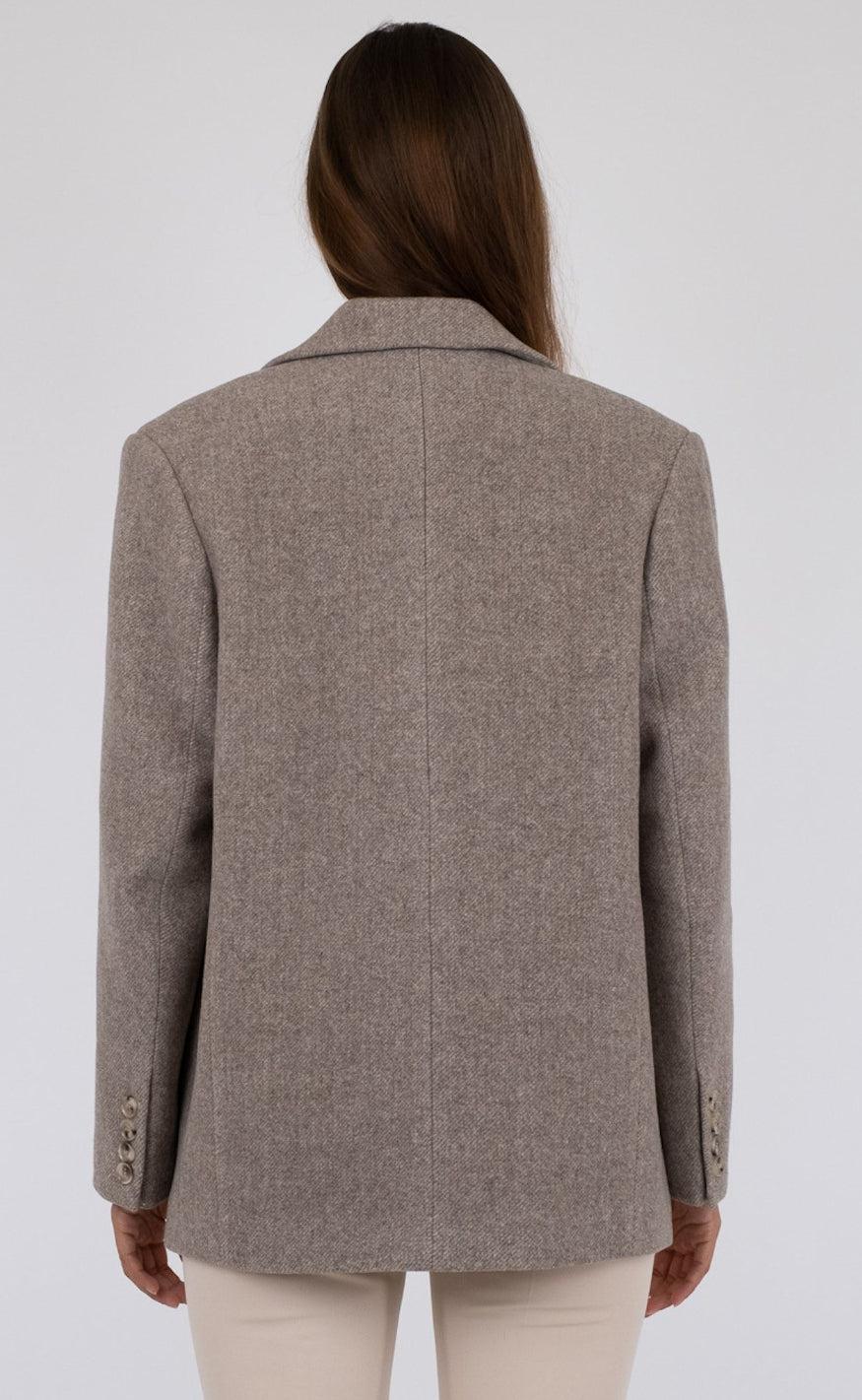 Neo Noir Blazer - Gaby - Sand Melange