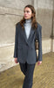 Neo Noir Blazer - Gaby Structure - Dark Grey