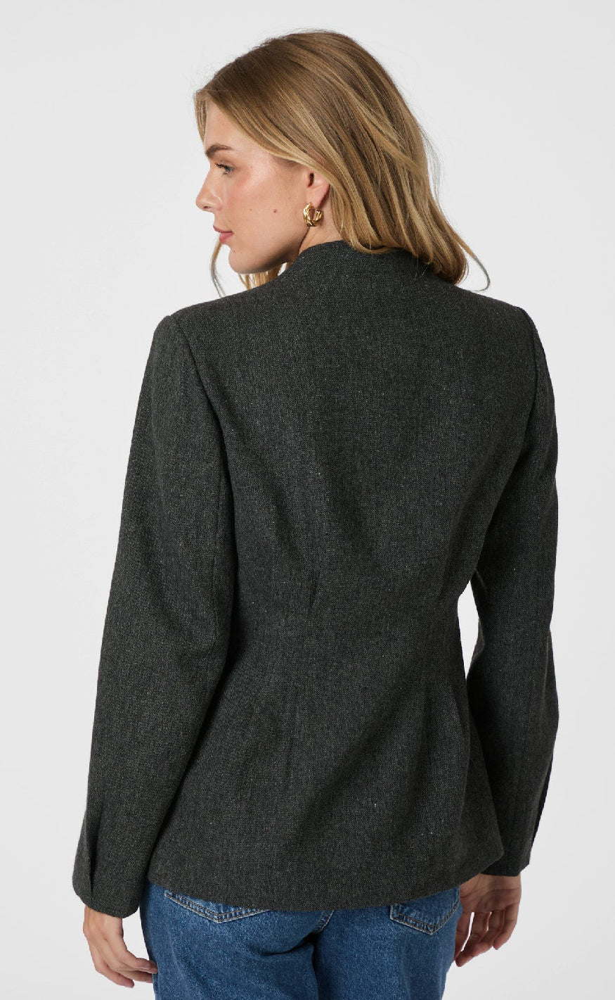 Neo Noir Blazer - Senera - Dark Grey Melange