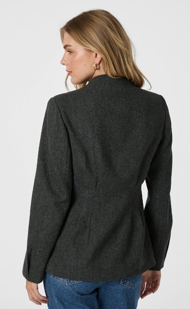 Neo Noir Blazer - Senera - Dark Grey Melange