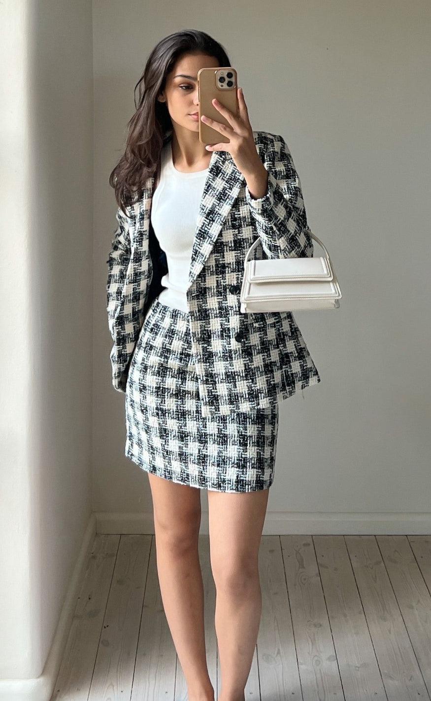 Neo Noir Blazer - Vivi - Black/White