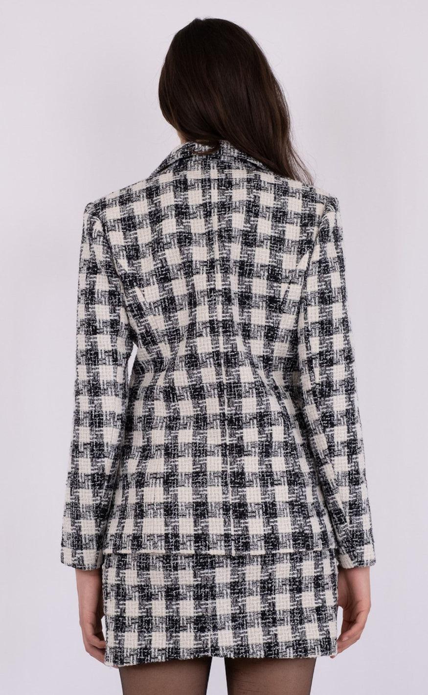 Neo Noir Blazer - Vivi - Black/White
