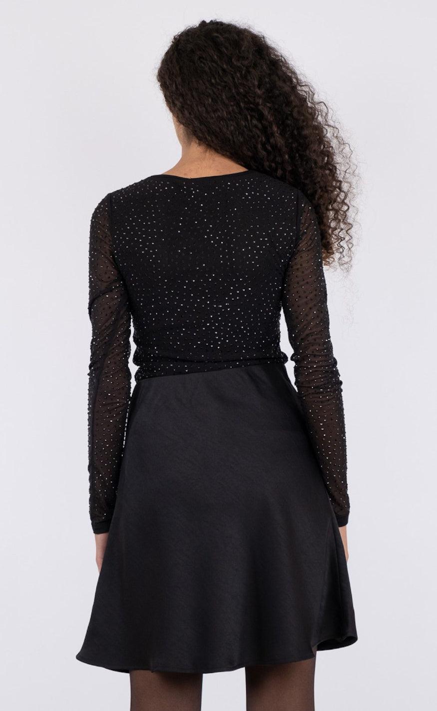 Neo Noir Blouse - Basira - Black