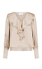 Neo Noir Blouse - Sandie Sateen - Dark Sand