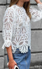 Neo Noir Bluse - Adela Embroidery - Off White