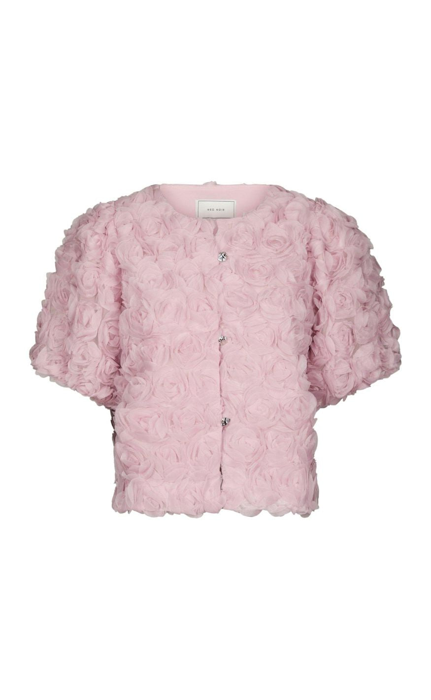 Neo Noir Bluse - Aisa Flower - Rose