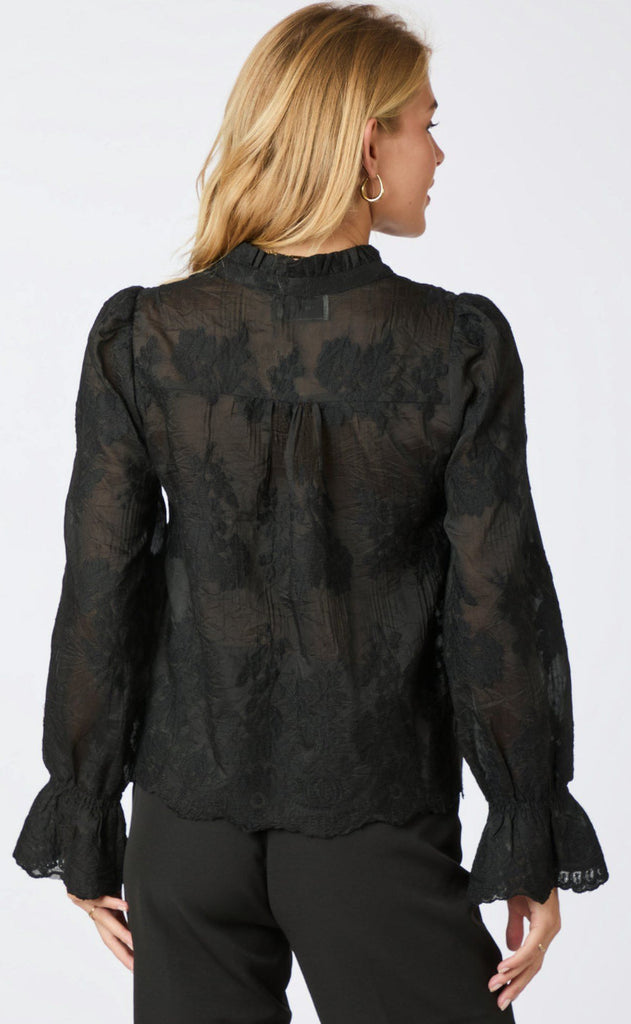 Neo Noir Bluse - Amara - Black