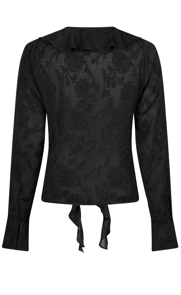 Neo Noir Bluse - Anika - Black