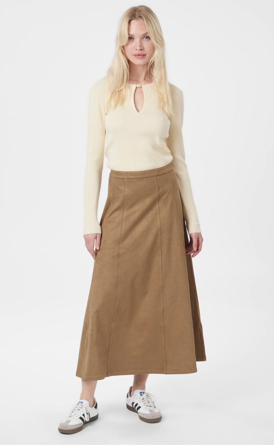Neo Noir Bluse - Babetti Knit - Light Yellow