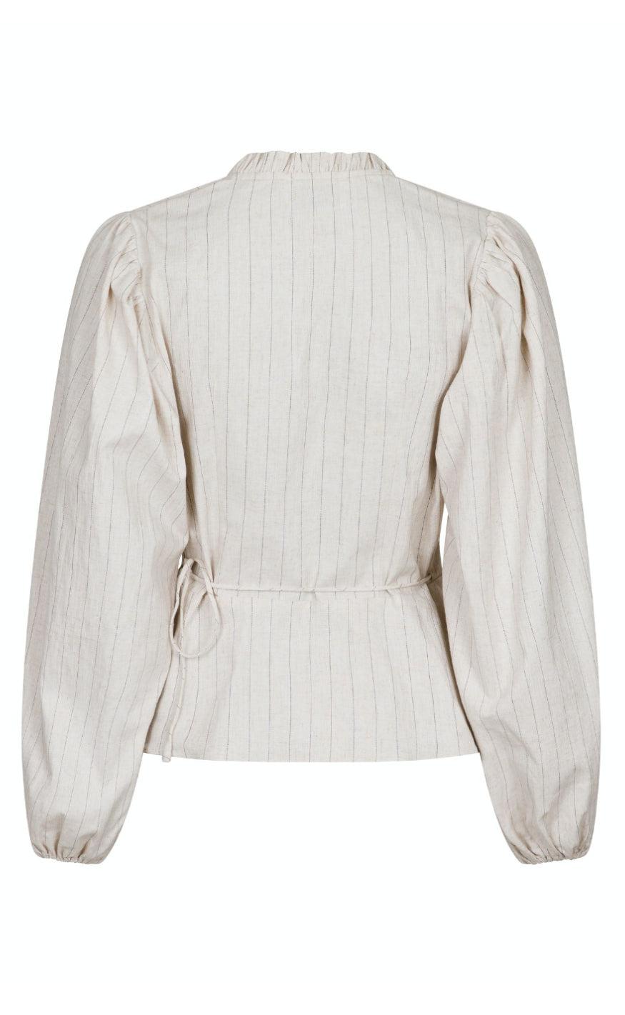 Neo Noir Bluse - Bellia Summer Stripe - Natural