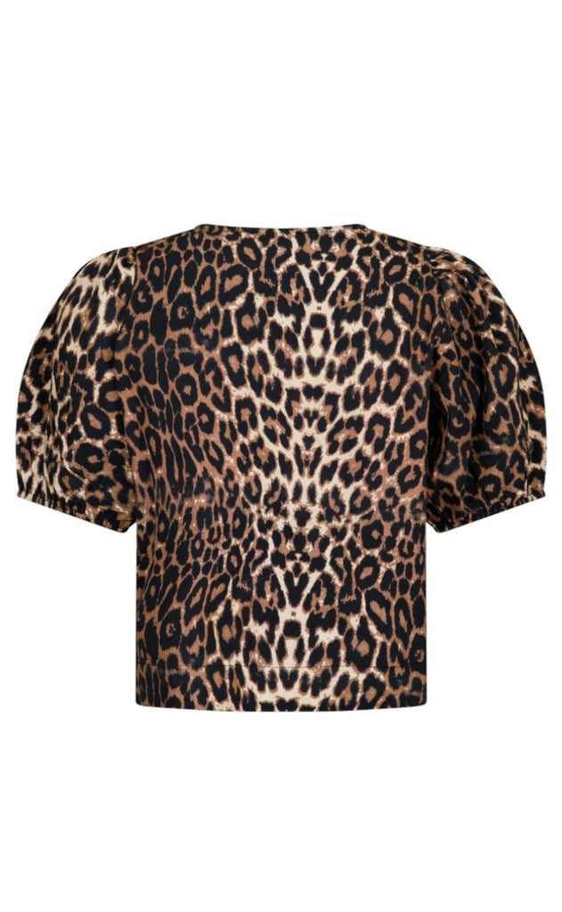 Neo Noir Bluse - Bianca - Leopard