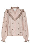 Neo Noir Bluse - Degas - Dusty Rose / Brown