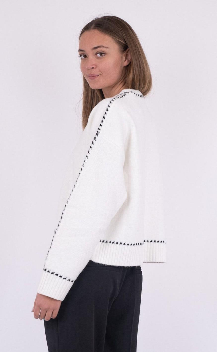 Neo Noir Bluse - Detri - Off White